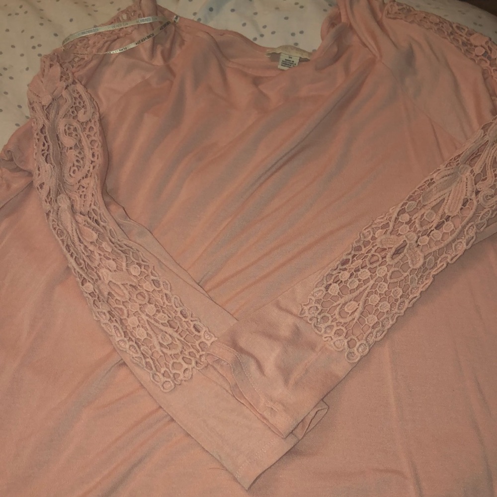 Pink Long Sleeved Shirt